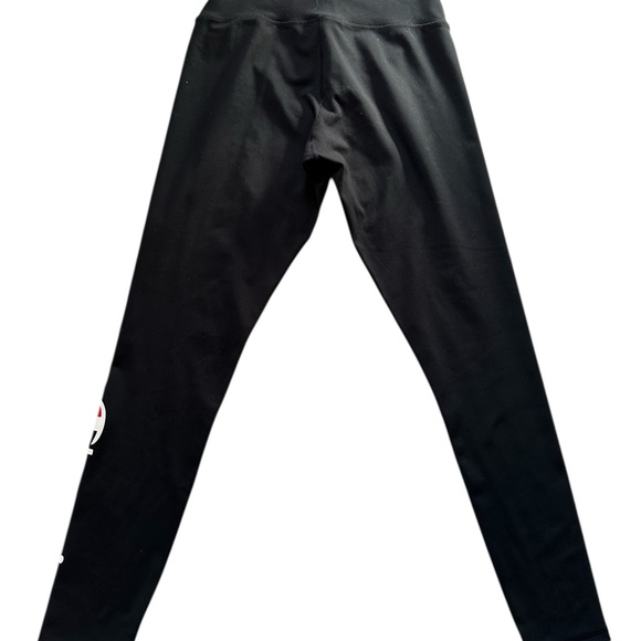 Champion women’s Black Leggings with Logo - Picture 3 of 4
